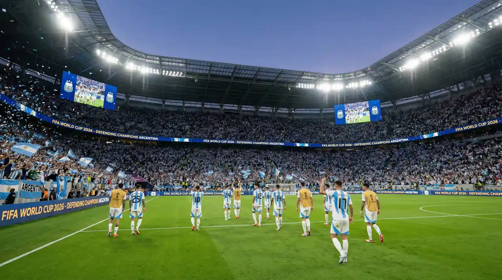 L'équipe d'Argentine au Mondial 2026 avec la question Messi